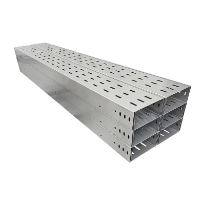 Galvanized Cable Tray Ventilated Perforated Trough Cable Tray OEM ODM Heavy Duty Perforated Cable Tray Galvanized